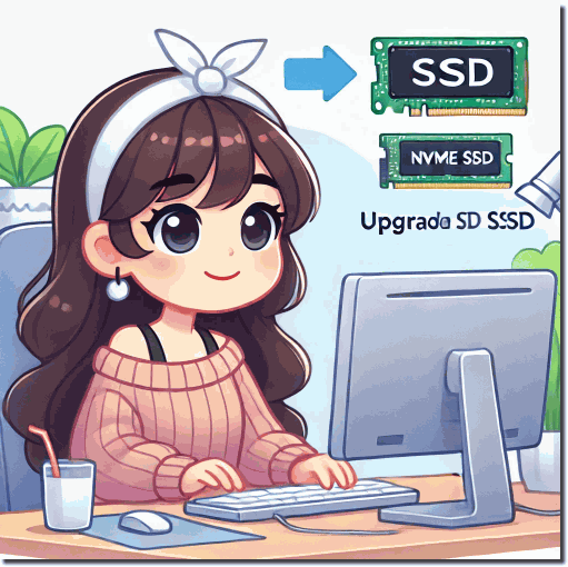 Leistung verbessern SSD auf eine NVMe SSD umstellen!