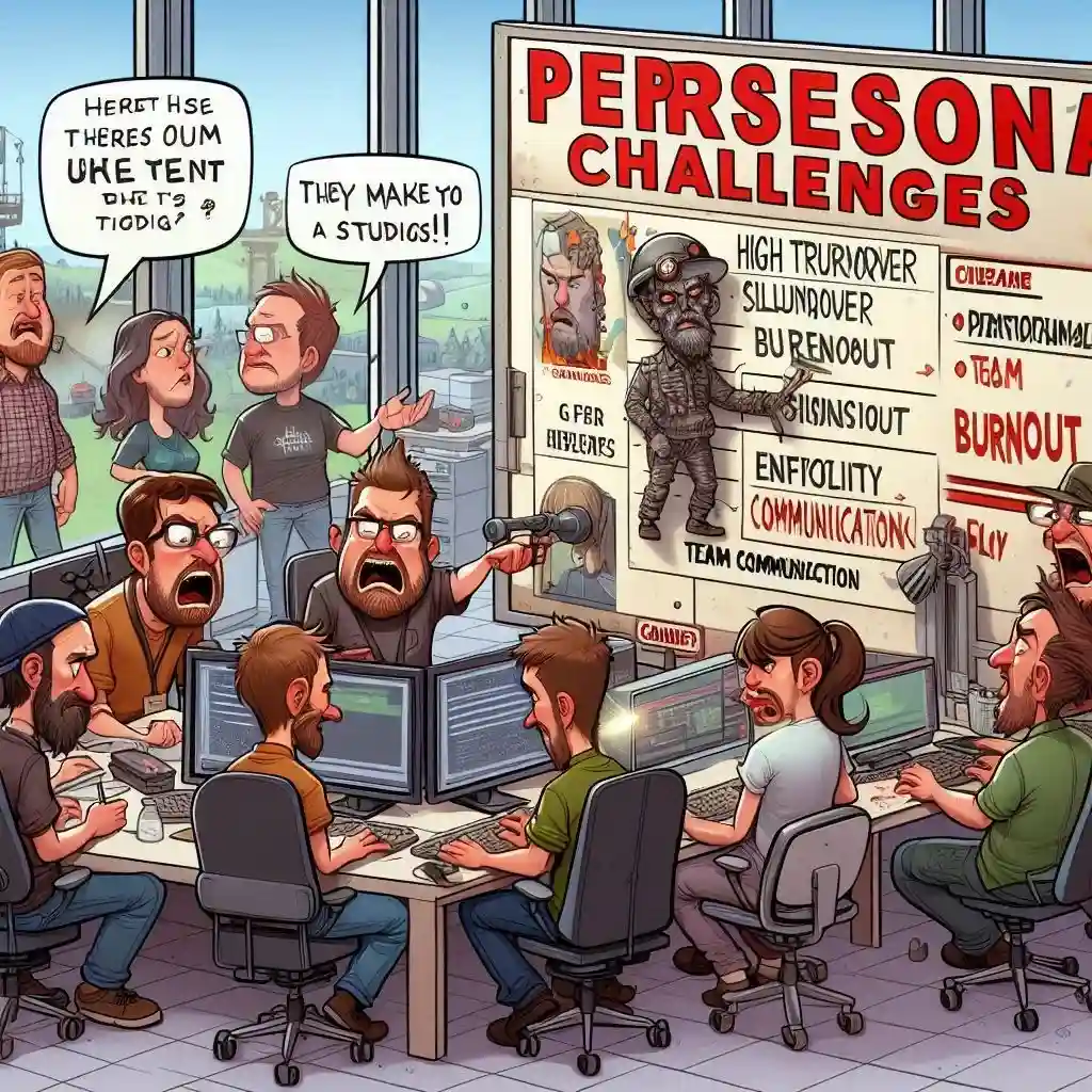 Welche Personal-Herausforderungen gibt es in Game-Development-Studios