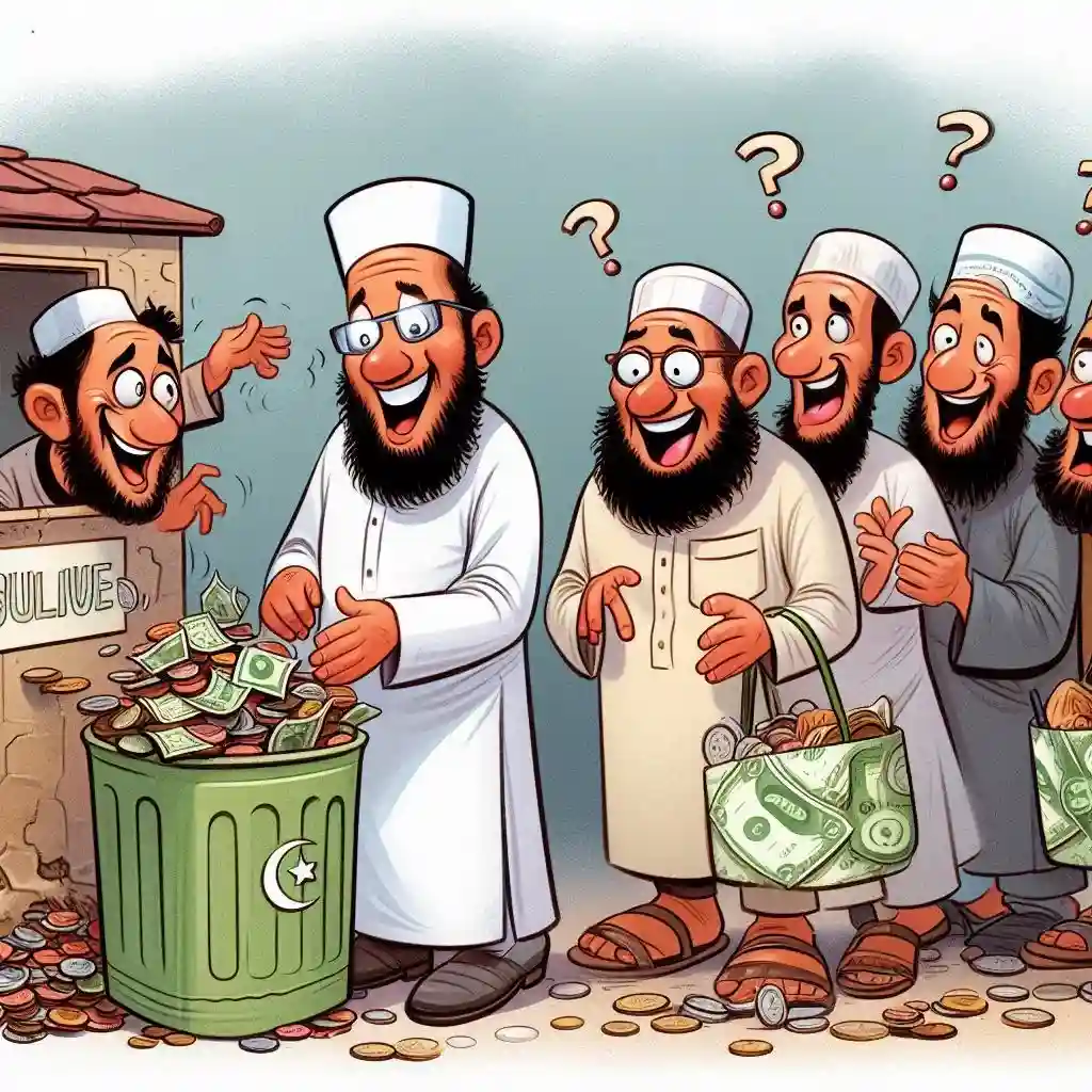 Warum spenden Gläubige oft Geld, statt selbst zu handeln