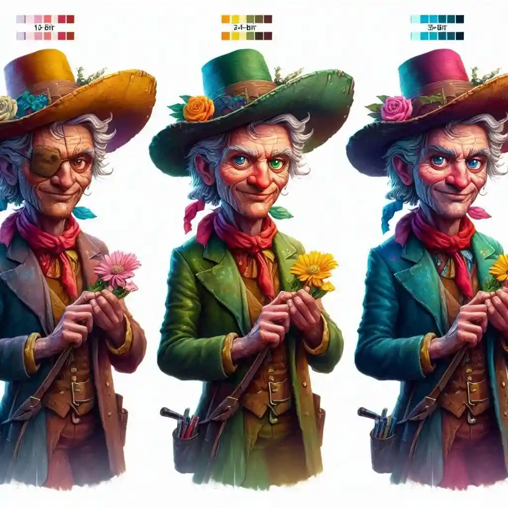  Farbtiefe: Einsatz von 16-Bit, 24-Bit und 32-Bit Farben