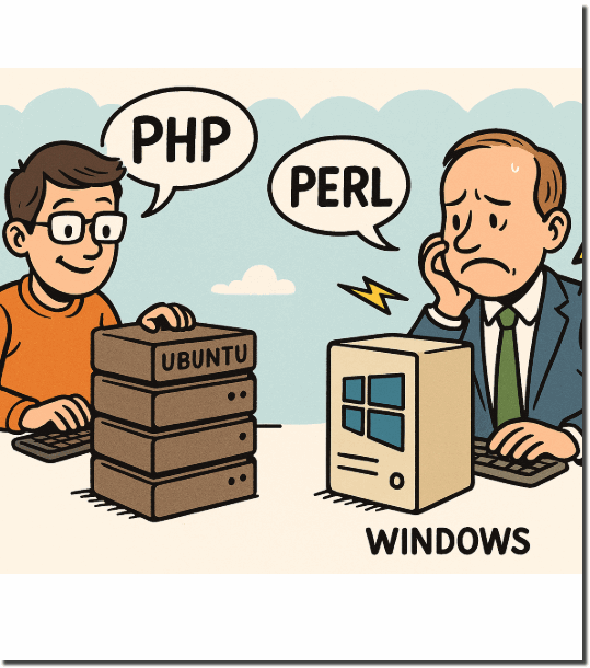 PHP, Perl auf einem Linux-Server schneller als auf Windows-Server?
