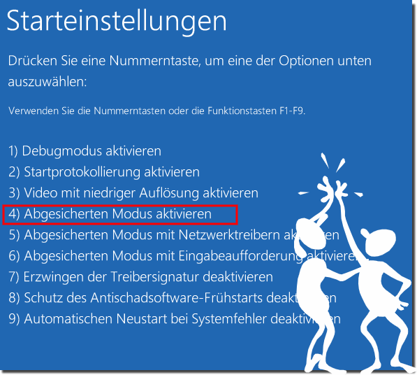 Abgesicherte Modus, die letzte Rettung von Windows!