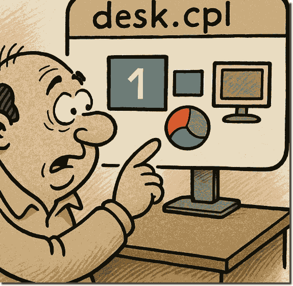 Warum verwenden Windows-Anwender gerne desk.cpl?